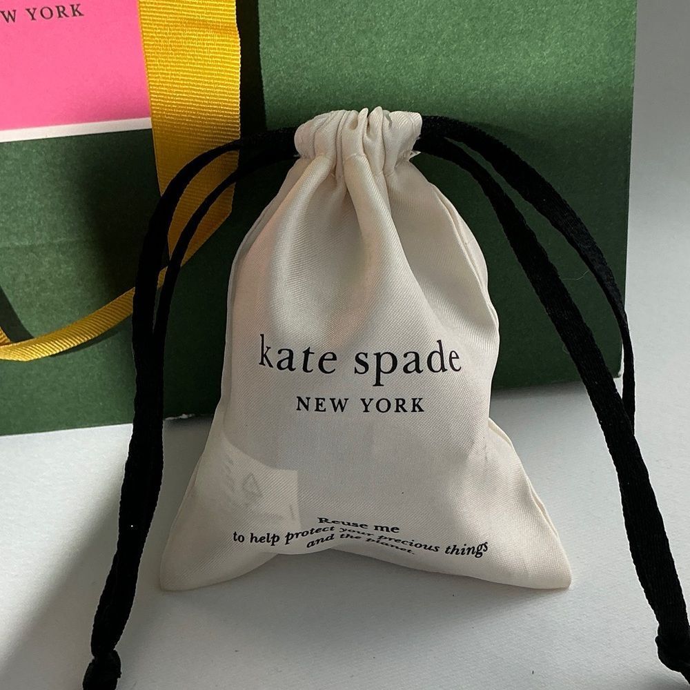 Kate Spade Green Bag with Yellow Handles - Picture 2 of 4